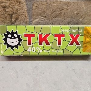 (2) TKTX Tattoo Numbing Cream Pain Relief for Tattoos Microblading Piercing 10g